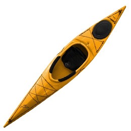 yellow kestrel 120 current designs kayak fluid fun canoe and kayak