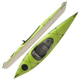 lime green santee 126 hurricane aquasports kayak fluid fun canoe and kayak