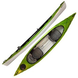green santee 140T hurricane aquasports kayak fluid fun canoe and kayak