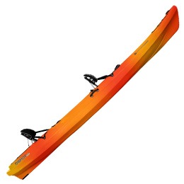 red and orange tarpon 120 wilderness systems kayak fluid fun canoe and kayak