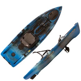 black and blue titan propel 10.5 native watercraft kayak fluid fun canoe and kayak