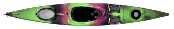 green black fuchsia color tsunami 140 kayak fluid fun canoe and kayak