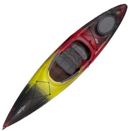 red black and yellow zydeco 11.0 dagger kayak fluid fun canoe and kayak